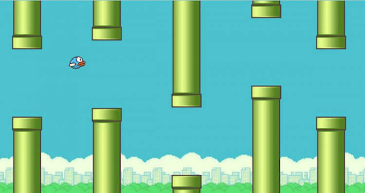 Какие приложения не будут работать но новых смартфонах. Эту игру уже сложно будет установить на новые смартфоны. Источник: Flappy Bird. Фото.