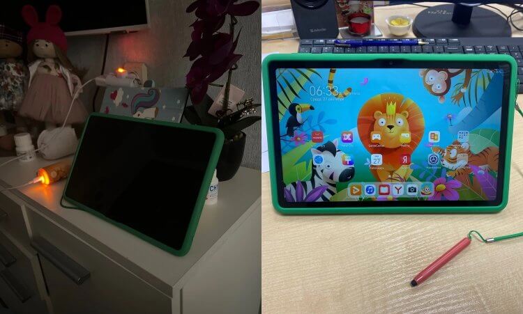 Детский планшет HUAWEI MatePad SE Kids. Один из лучших планшетов, разработанных специально для детей. Фото.