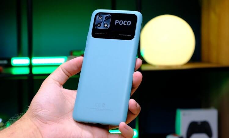 POCO C40 — дешевый смартфон с большим аккумулятором. Самый дешевый смартфон POCO на распродаже 11.11. Фото: 5 элемент. Фото.