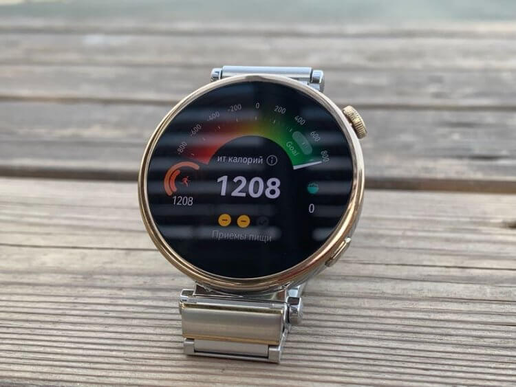 Что умеют смарт-часы Huawei Watch GT 4. Часы даже измеряют калории. Фото.