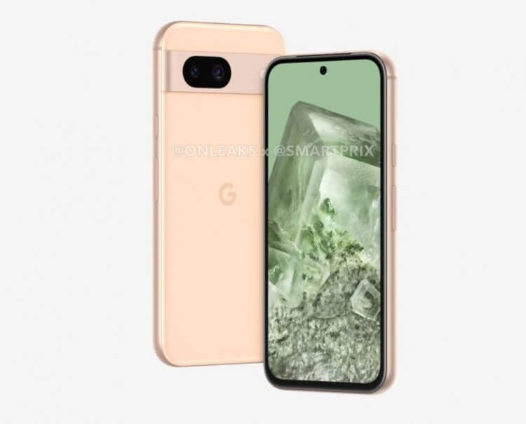 Как будет выглядеть Pixel 8a. Внешний вид Pixel 8a принципиально не изменится за исключением закругленных углов. Фото.
