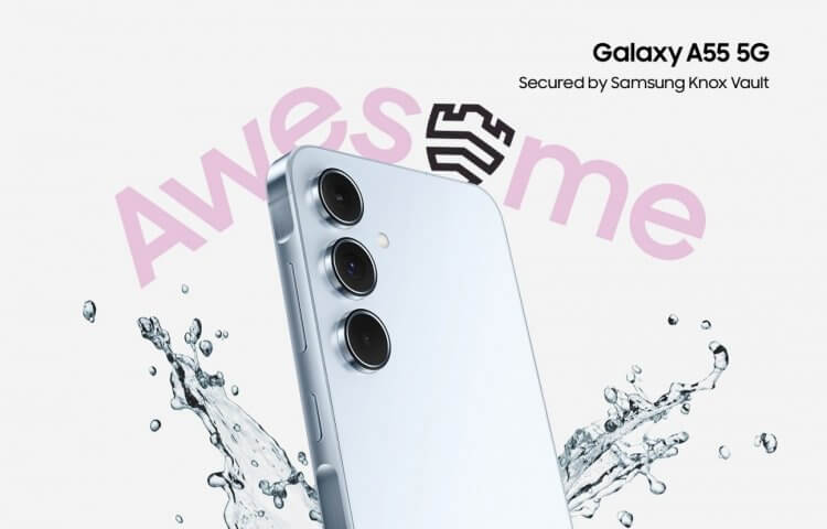 Характеристики Galaxy A55. Galaxy A55 теперь в металлическом корпусе и с поддержкой eSIM. Фото.