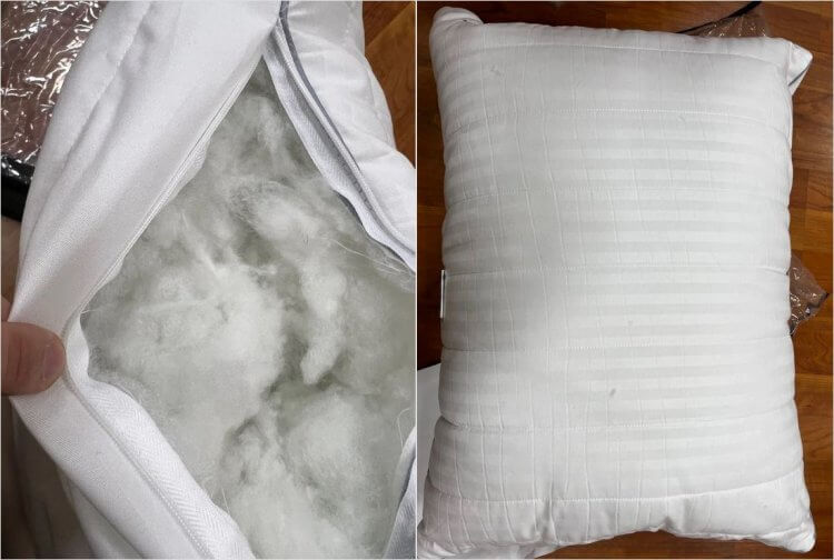 Мягкая гипоалергенная подушка. Гипоалергенная подушка поможет вам высыпаться каждую ночь. Фото.