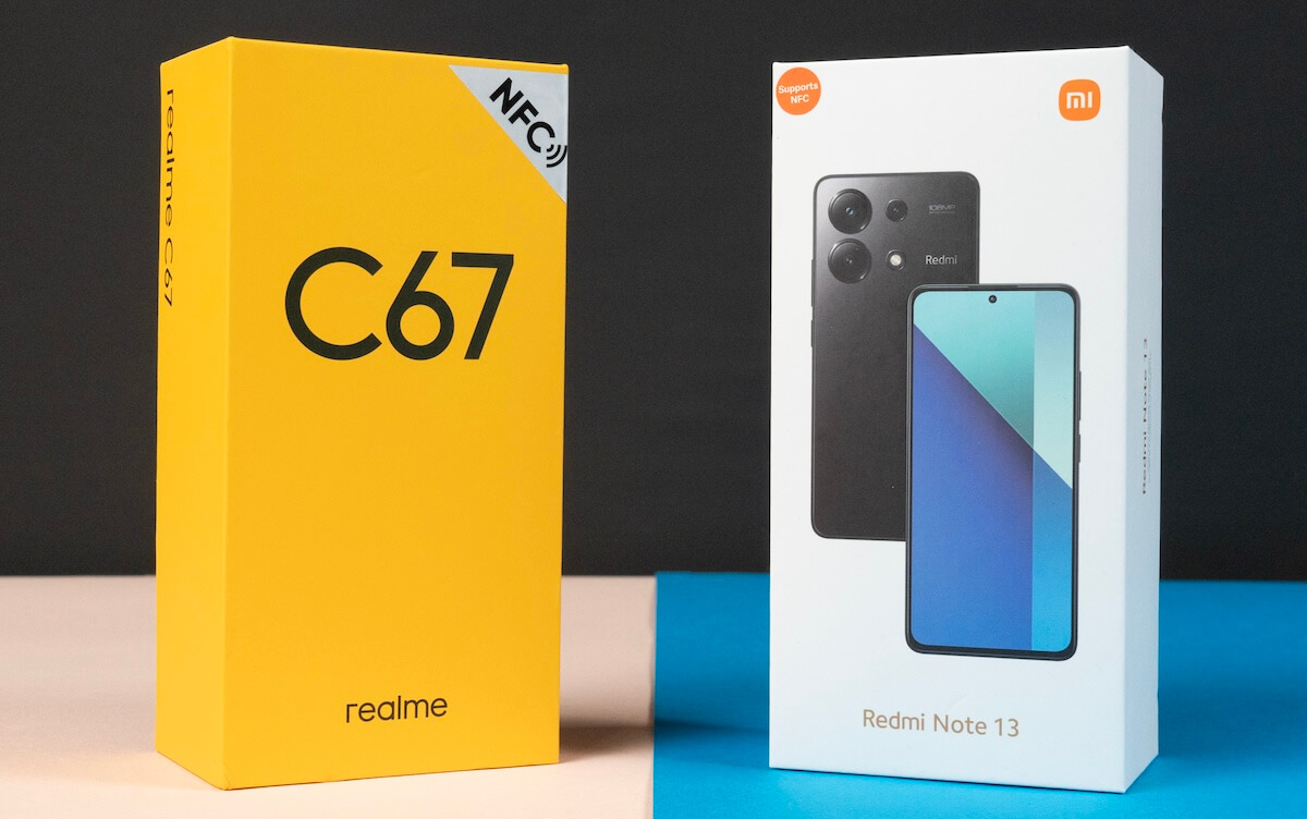 Сравниваем два почти одинаковых телефона — realme С67 и Redmi Note 13. Какой лучше