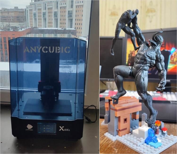 Хороший 3D-принтер для работы и дома. Это уже более высокий уровень, чем просто любительская 3Д-печать. Фото.