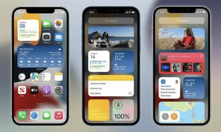 Виджеты на экране блокировки. Apple снова изобрела виджеты, а Android делала только хуже. Изображение AppleInsider.ru. Фото.