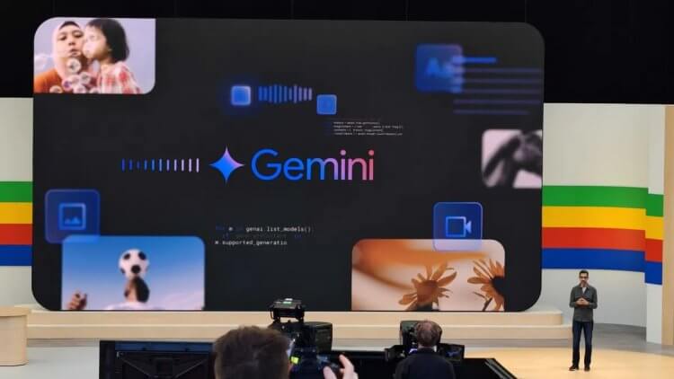 Gemini — нейросеть от Гугл. Нейросеть Gemini интегрирована практически во все сервисы Google. Изображение: androidcentral.com. Фото.