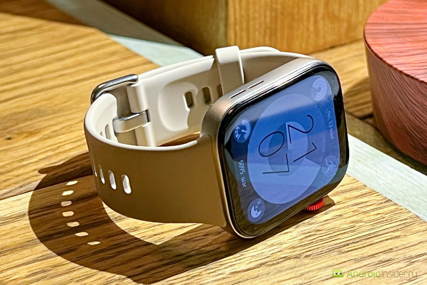 С какими часами можно сравнить HUAWEI Watch Fit 3. Немного похоже на Apple Watch, но такое сходство часам только на пользу. Фото.