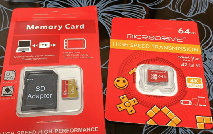 Недорогая карта памяти microSD. Изображение: AliExpress. Фото.