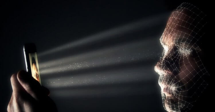 Распознавание лица в темноте. Проблем с разблокировкой по лицу в темноте у меня не возникало. Но я этого и не делал в кромешной тьме. Изображение: news.sophos.com. Фото.