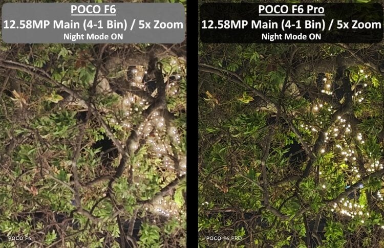 Камеры POCO F6 и POCO F6 Pro. Но приближение расставляет все по своим местам. Фото: TechNick. Фото.