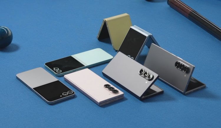Samsung выпустила складные смартфоны Galaxy Z Fold6 и Flip6. Они работают с нейросетями на One UI 6.1.1. Samsung представила новые модели для любителей складных смартфонов. Фото: Unbox Therapy. Фото.