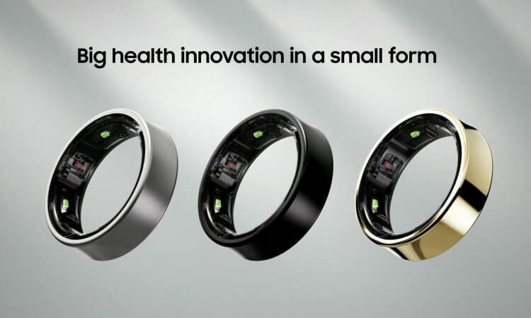 Стоит ли покупать умное кольцо Samsung. Кольцо доступно в трех цветах. Фото.