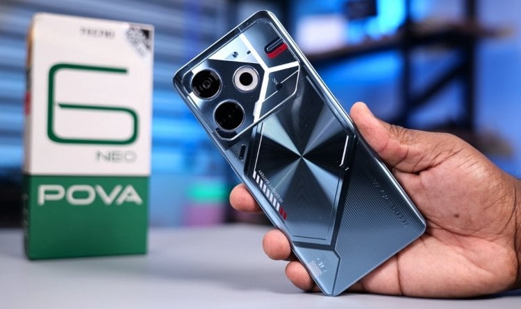 TECNO Pova 6 Neo — смартфон с большой батареей. За свои деньги — отличный смартфон. Фото: Valor Reviews. Фото.