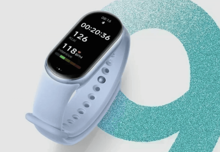 Xiaomi Smart Band 9 — лучший фитнес-браслет. Изображение: AliExpress. Xiaomi Smart Band 9 — лучший фитнес-браслет. Изображение: AliExpress. Фото.