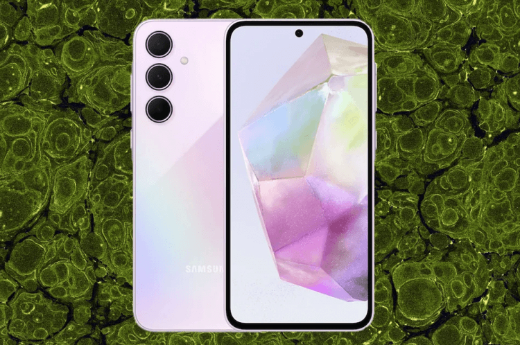 Samsung Galaxy A35 5G — недорогой Самсунг. Samsung Galaxy A35 5G. Изображение: WIRED. Samsung Galaxy A35 5G — недорогой Самсунг. Samsung Galaxy A35 5G. Изображение: WIRED. Фото.