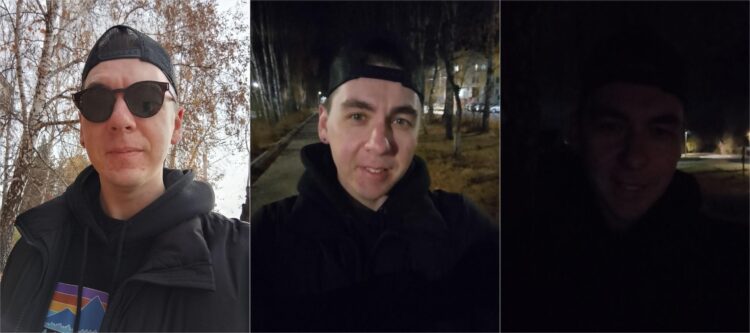 Вряд ли вы будете делать селфи в темноте, но просто имейте в виду. Фото.