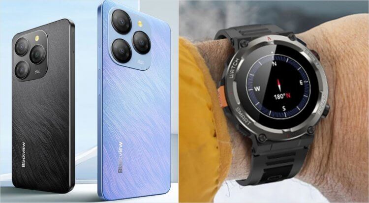 Какой недорогой смартфон и защищенные умные часы купить? Лови топовые новинки от Blackview, пока не разобрали. Фото.