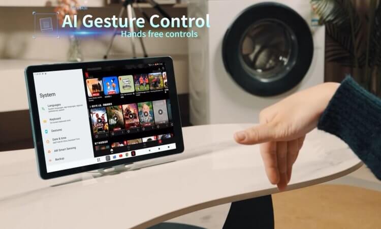 Планшет с поддержкой искусственного интеллекта. Планшет Teclast P50 AI поддерживает массу различных функций искусственного интеллекта. Фото.