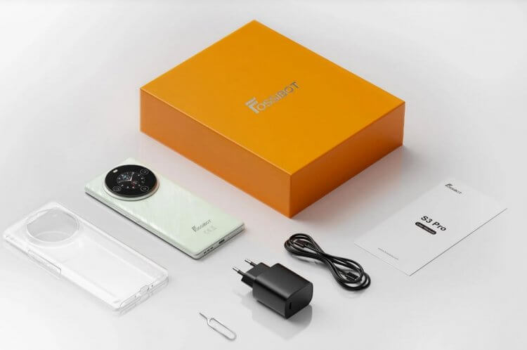 Стоит ли покупать FOSSiBOT S3 Pro в 2025. Несмотря на невысокую цену, FOSSiBOT S3 PRO поставляется с богатым комплектом аксессуаров. Фото.