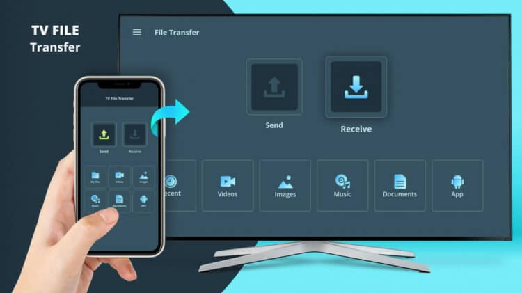 Как передать файлы на телевизор Android TV. Крутое приложение для Андроид ТВ позволит переносить файлы и устанавливать приложения. Как передать файлы на телевизор Android TV. Крутое приложение для Андроид ТВ позволит переносить файлы и устанавливать приложения. Фото.