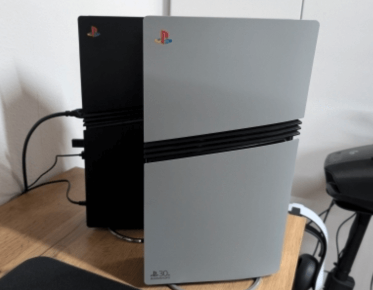 Лимитированный чехол для PS5 к 30-летию PlayStation. Изображение: AliExpress. Лимитированный чехол для PS5 к 30-летию PlayStation. Изображение: AliExpress. Фото.