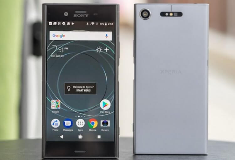 Sony Xperia XZ1 — самый красивый телефон Sony. Sony Xperia XZ1. Изображение: GSMArena. Фото.