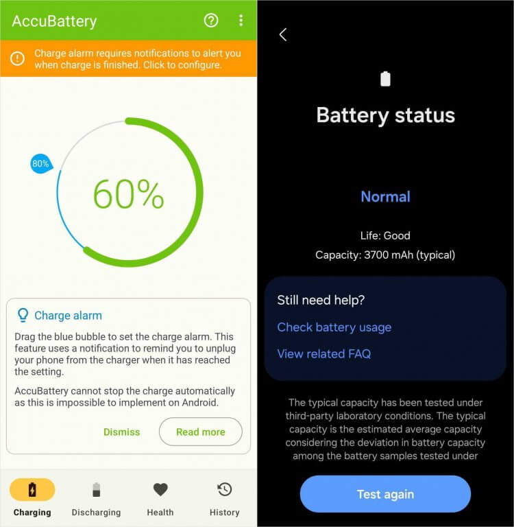 Как посмотреть состояние аккумулятора на Андроид. На Android нельзя нормально посмотреть состояние батареи. Фото.
