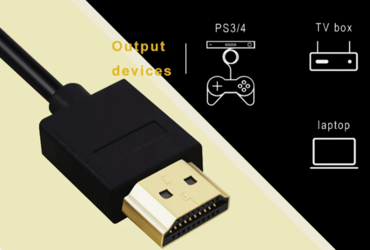 Шнур HDMI для подключения техники. Изображение: AliExpress. Шнур HDMI для подключения техники. Изображение: AliExpress. Фото.