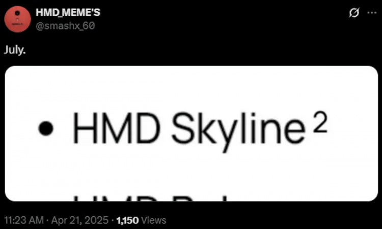 Характеристики HMD Skyline 2. Ждем новинку, чтобы изучить ее внимательнее. Изображение: androidauthority. Фото.