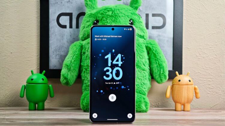 В Android 16 круто обновили экран блокировки для Google Pixel. Такой не стыдно показать друзьям с iPhone. Фото.