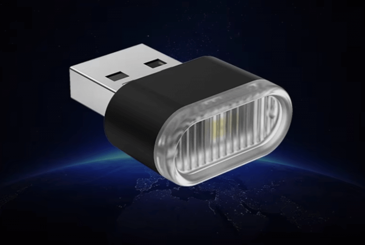 USB-подсветка для автомобиля. Изображение: AliExpress. USB-подсветка для автомобиля. Изображение: AliExpress. Фото.