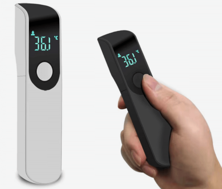 Бесконтактный цифровой термометр. Изображение: AliExpress. Бесконтактный цифровой термометр. Изображение: AliExpress. Фото.
