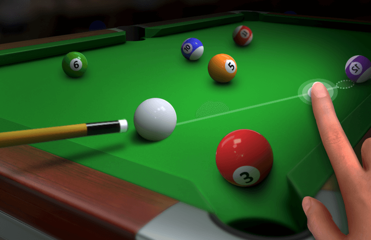 Pool Tour — бильярдные головоломки. Изображение: Google Play. Фото.
