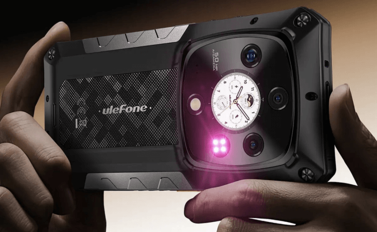 Ulefone выпустит телефон с двумя AMOLED-экранами и дюймовой камерой. Фото.