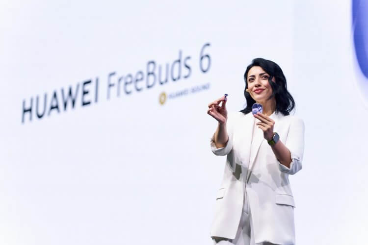 Новые наушники HUAWEI. Новые наушники ждали довольно давно. Изображение: HUAWEI. Фото.