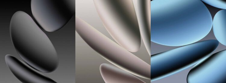 Обои для Pro-версий более сдержанные. Фото.