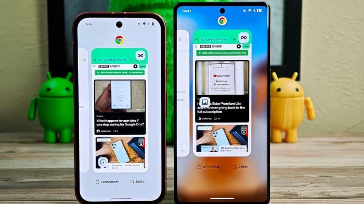 Google готовит масштабный редизайн Android 16: больше плавности, новые значки и прозрачный центр уведомлений. Вот так выглядит меню открытых приложений. Фото: androidauthority.com. Google готовит масштабный редизайн Android 16: больше плавности, новые значки и прозрачный центр уведомлений. Вот так выглядит меню открытых приложений. Фото: androidauthority.com. Фото.