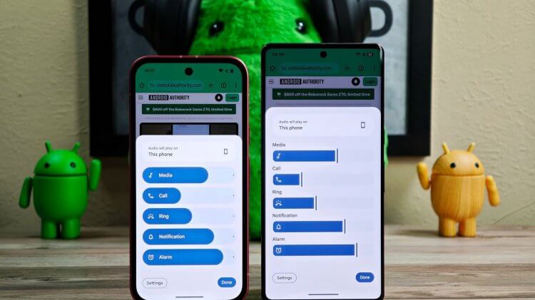 Google готовит масштабный редизайн Android 16: больше плавности, новые значки и прозрачный центр уведомлений. В Android 16 появились ползунки громкости для точной настройки. Фото: androidauthority.com. Google готовит масштабный редизайн Android 16: больше плавности, новые значки и прозрачный центр уведомлений. В Android 16 появились ползунки громкости для точной настройки. Фото: androidauthority.com. Фото.