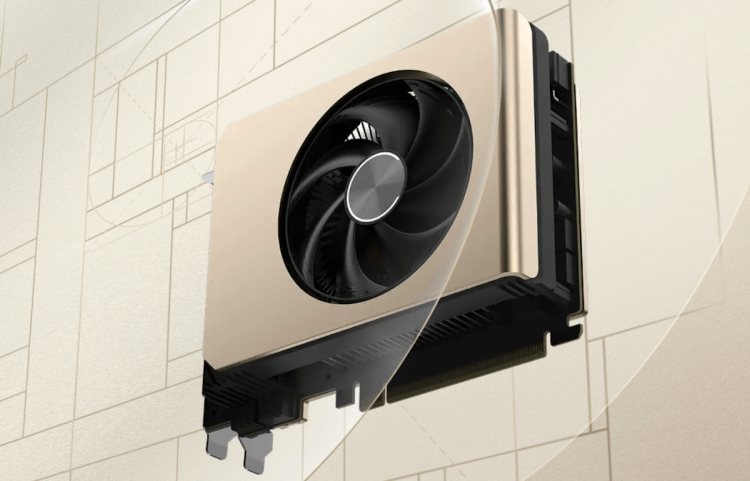Представлена самая маленькая видеокарта RTX 5060. Умещается буквально на ладони. Фото.