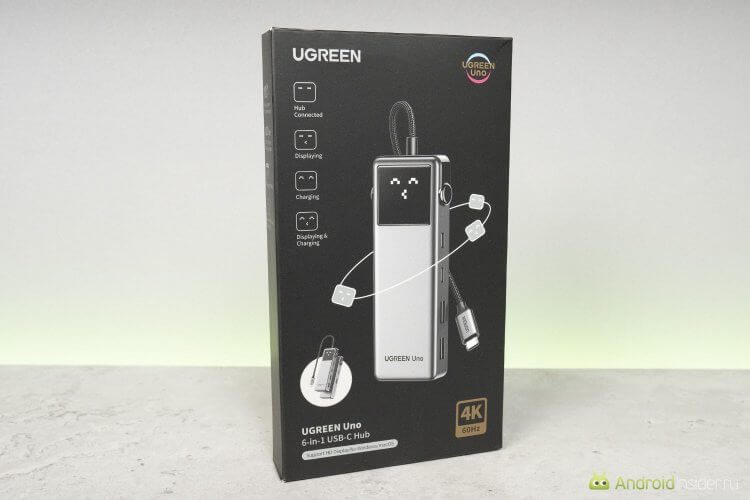 Стоит ли покупать хаб UGREEN. Упаковка, как всегда, в стиле UGREEN. Фото.
