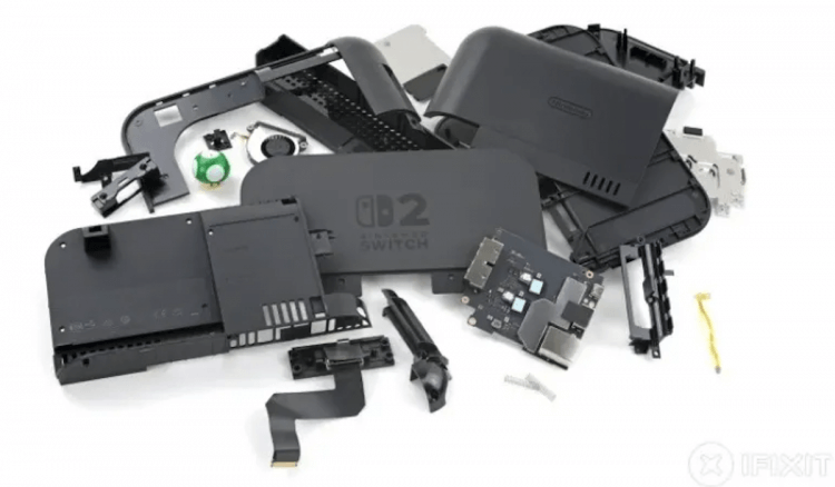 Можно ли отремонтировать Switch 2. Изображение: iFixit. Можно ли отремонтировать Switch 2. Изображение: iFixit. Фото.