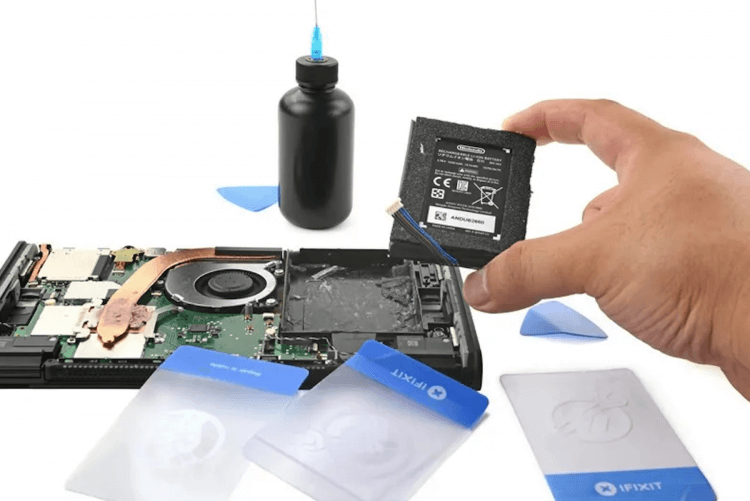 Можно ли отремонтировать Switch 2. Изображение: iFixit. Можно ли отремонтировать Switch 2. Изображение: iFixit. Фото.