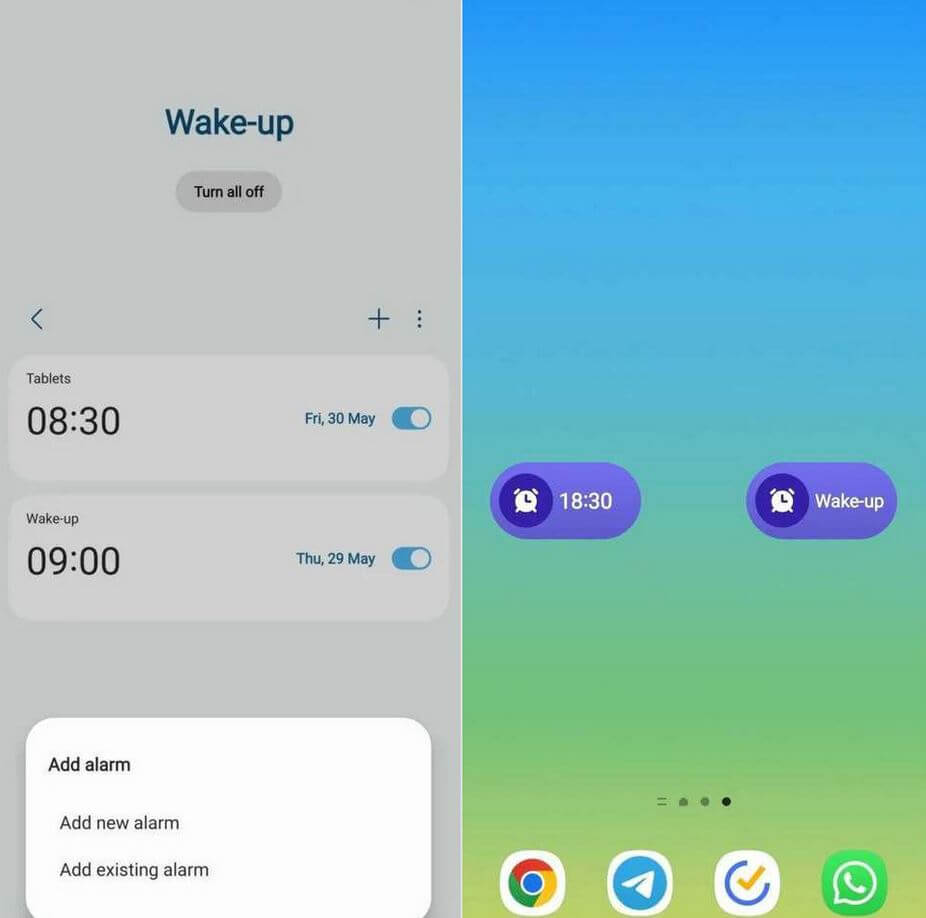 Будильник на телефоне Samsung. Группы будильников — одно из лучших нововведений One UI 8. Фото: androidpolice.com. Будильник на телефоне Samsung. Группы будильников — одно из лучших нововведений One UI 8. Фото: androidpolice.com. Фото.