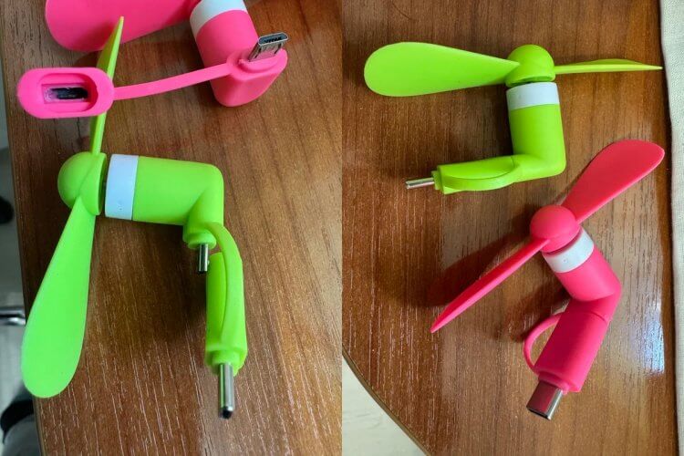 Портативный USB-вентилятор 2 в 1. Топ-гаджет для знойной погоды. Портативный USB-вентилятор 2 в 1. Топ-гаджет для знойной погоды. Фото.