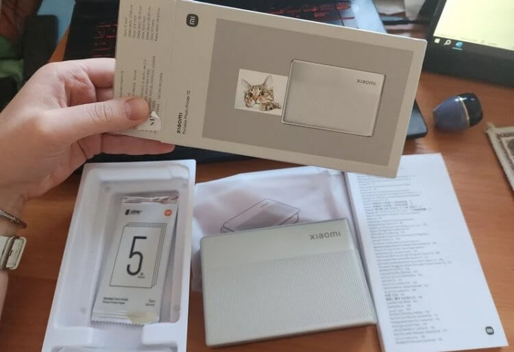 Новый портативный принтер Xiaomi. Принтер, моментально печатающий фото с телефона. Новый портативный принтер Xiaomi. Принтер, моментально печатающий фото с телефона. Фото.