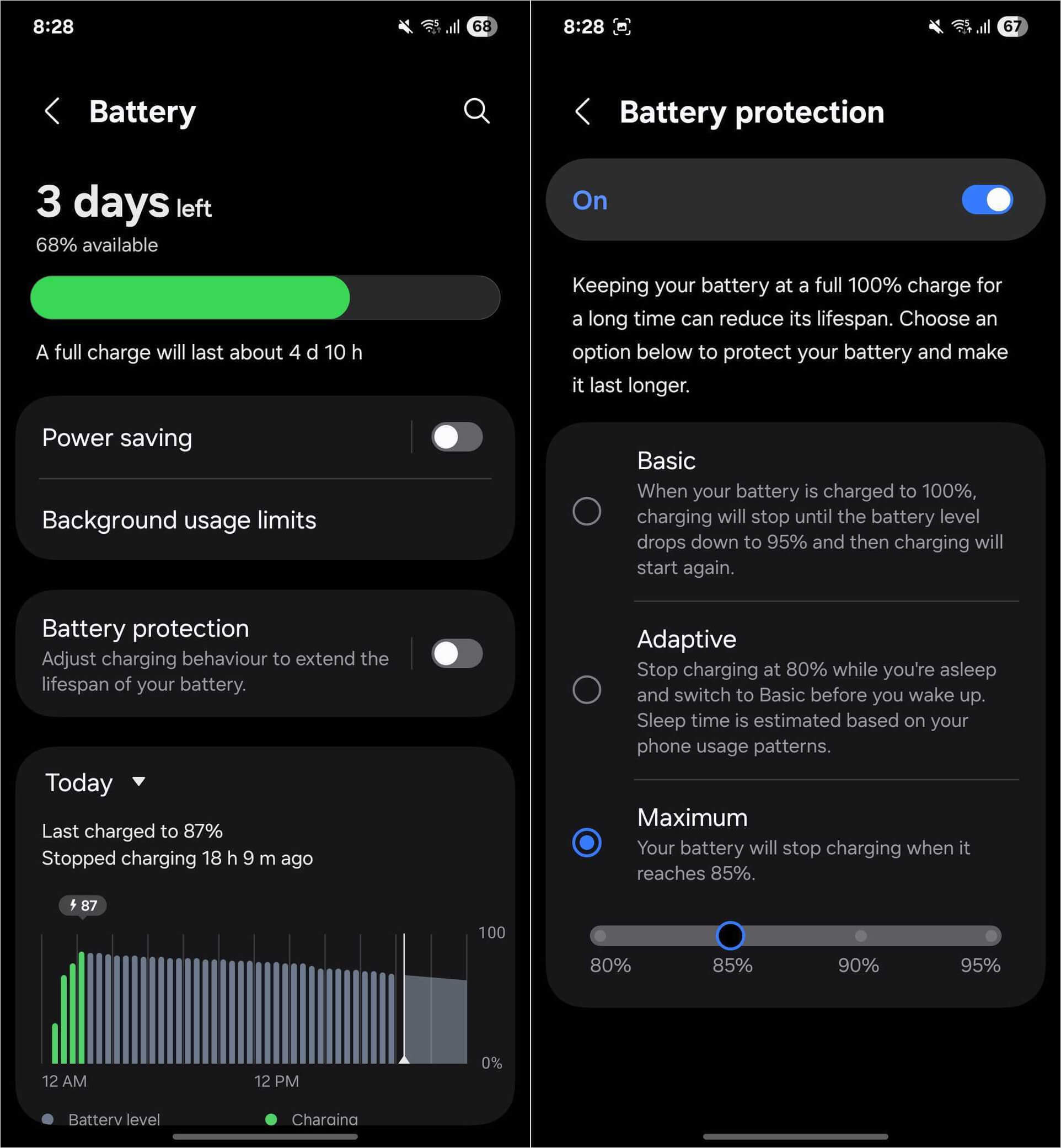 Как продлить срок службы батареи Samsung Galaxy. На Samsung появился лимит зарядки для продления срока службы АКБ. Как продлить срок службы батареи Samsung Galaxy. На Samsung появился лимит зарядки для продления срока службы АКБ. Фото.