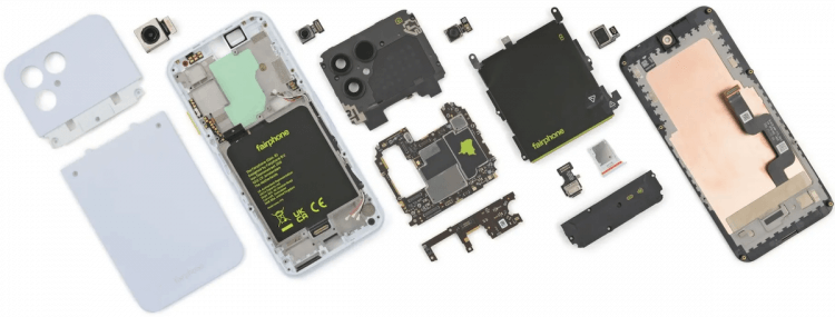 Характеристики Fairphone 6. Вот так! Разобрал отверткой и меняй все что хочешь. Характеристики Fairphone 6. Вот так! Разобрал отверткой и меняй все что хочешь. Фото.