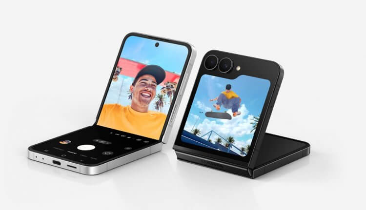Недорогой смартфон Galaxy Z Flip7 FE. Galaxy Z Flip7 FE очень похож на прошлогодний Galaxy Z Flip6. Изображение: Samsung. Недорогой смартфон Galaxy Z Flip7 FE. Galaxy Z Flip7 FE очень похож на прошлогодний Galaxy Z Flip6. Изображение: Samsung. Фото.