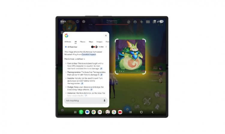 Новые функции Circle to Search. Circle to Search теперь работает в играх. Изображение: Google. Новые функции Circle to Search. Circle to Search теперь работает в играх. Изображение: Google. Фото.